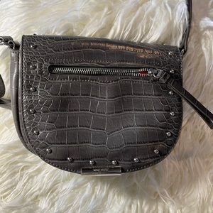 Gray Faux leather Nine‎ West purse